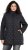 Ulla Popken HYPRAR Water-Repellent Quilted Jacket Black - Jakas - 