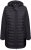 Ulla Popken HYPRAR Mixed Texture Water-Repellent Jacket Black - Jakas - 