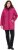 Ulla Popken HYPRAR Mixed Texture Water-Repellent Jacket Ruby - Jakas - 