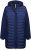Ulla Popken HYPRAR Mixed Texture Water-Repellent Jacket Night Blue - Jakas - 