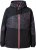 Ulla Popken Neon Ripple Performance Snow Jacket Black - Jakas - 