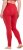 Ulla Popken Basic Stretch Knit Ankle Length Leggings Salsa Red - Džinsi & Bikses Lielos Izmēros – Plus Size - 