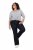 Ulla Popken Marie Fit Bootcut Stretch Jeans Dark Blue Denim - Ulla Popken - Ulla Popken lielizmēra apģērbi