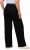 Ulla Popken Mary Fit Wide Leg Stretch Jeans Black - Džinsi & Bikses Lielos Izmēros – Plus Size - 