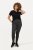 Ulla Popken Faux Fur Lined Stretch Leggings Charcoal - Bikses - Lielo izmēru bikses sievietēm