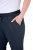 Ulla Popken Basic Drawstring Elastic Waist Cotton Blend Joggers Navy - Bikses - Lielo izmēru bikses sievietēm