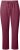 Ulla Popken Basic Drawstring Elastic Waist Cotton Blend Joggers Dark Berry - Džinsi & Bikses Lielos Izmēros – Plus Size - 