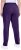 Ulla Popken Basic Drawstring Elastic Waist Cotton Blend Joggers Deep Violet - Džinsi & Bikses Lielos Izmēros – Plus Size - 