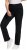 Ulla Popken Basic Mony Tapered Leg Stretch Pants Black - Džinsi & Bikses Lielos Izmēros – Plus Size - 