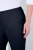 Ulla Popken Bengaline Elastic Waist Thermal Pants Navy - Bikses - Lielo izmēru bikses sievietēm