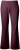 Ulla Popken Bengaline Elastic Waist Thermal Pants Aubergine - Džinsi & Bikses Lielos Izmēros – Plus Size - 