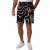 JP1880 Bermuda Shorts Soft Viscose All-over Print Black - Šorti - Šorti - W40-W60