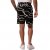 JP1880 Bermuda Shorts Soft Viscose All-over Print Black - Šorti - Šorti - W40-W60