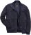 JP1880 Soft Goatskin Suede Leather Jacket Navy - Ādas jakas - Ādas jakas lielos izmēros