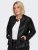 Only Carmakoma Robber Leather Jacket Black - Ādas jakas - 