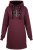 Nora Mikken KADRI WHITE Long Hoodie Burgundy - Džemperi un džemperi ar kapuci - 
