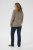 Kaffe Curve Linia Boatneck Pullover Morel Melange with Silver Lurex - Adīti džemperi - 