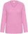 Kaffe Curve Emilia Pullover Pink Power Melange - Adīti džemperi - 