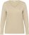 Kaffe Curve Lizzy Long Sleeve Pullover Feather Grey Melange - Adīti džemperi - 