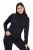 Ulla Popken Basic Long Sleeve Slim Fit Turtleneck Black - Džemperi un džemperi ar kapuci - Mīksti džemperi un jakas