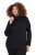 Ulla Popken Basic Long Sleeve Slim Fit Turtleneck Black - Džemperi un džemperi ar kapuci - Mīksti džemperi un jakas