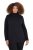 Ulla Popken Basic Long Sleeve Slim Fit Turtleneck Black - Džemperi un džemperi ar kapuci - Mīksti džemperi un jakas