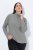 Ulla Popken Basic Long Sleeve Slim Fit Turtleneck Light Grey Melange - Džemperi un džemperi ar kapuci - Mīksti džemperi un jakas