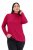 Ulla Popken Basic Long Sleeve Slim Fit Turtleneck Red - Džemperi un džemperi ar kapuci - Mīksti džemperi un jakas
