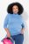 Ulla Popken Basic Long Sleeve Slim Fit Turtleneck Light Cornflower - Džemperi un džemperi ar kapuci - Mīksti džemperi un jakas