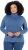 Ulla Popken Basic Long Sleeve Slim Fit Turtleneck Ink Blue - Džemperi un džemperi ar kapuci - 