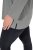 Ulla Popken Back To Basics V-Neck Relaxed Fit Cotton Tee Light Grey Melange - T-krekli - Sieviešu T-krekli