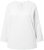 Ulla Popken Back To Basics V-Neck Relaxed Fit Cotton Tee Snow White - T-krekli - 