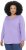 Ulla Popken Back To Basics V-Neck Relaxed Fit Cotton Tee Pale Lilac - T-krekli - 
