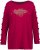 Ulla Popken Rhinestone Accent Statement Cutout Sleeve Stretch Knit Top Wine Red - Apdrukāti T-krekli sievietēm - 