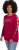 Ulla Popken Rhinestone Accent Statement Cutout Sleeve Stretch Knit Top Wine Red - Apdrukāti T-krekli sievietēm - 
