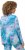 Ulla Popken Marble Ski Top with Gaiter Bright Turquoise - Apdrukāti T-krekli sievietēm - 