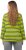 Ulla Popken Striped Hem Long Sleeve Tee Apple Green - Apdrukāti T-krekli sievietēm - 