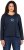 Ulla Popken Star Long Sleeve Graphic Tee Navy Blue - Apdrukāti T-krekli sievietēm - 