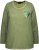 Ulla Popken Cold Dyed Sequined Heart Long Sleeve Tee Sage Green - Apdrukāti T-krekli sievietēm - 