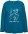 Ulla Popken Metallic Graphic Holiday Tee Teal - Apdrukāti T-krekli sievietēm - 