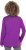 Ulla Popken Metallic Graphic Holiday Tee Dark Purple - Apdrukāti T-krekli sievietēm - 
