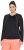 Ulla Popken UPF 50+ Contrast Piping Long Sleeve Tee Black - Apdrukāti T-krekli sievietēm - 