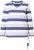 Ulla Popken Striped Knotted Hem Long Sleeve Tee Lavender - Apdrukāti T-krekli sievietēm - 
