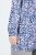 Ulla Popken Allover Printed Pleated Long Sleeve Tee Dark Blue - Apdrukāti T-krekli sievietēm - Sieviešu T-krekli ar apdruku
