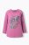 Ulla Popken Inverted Seam Long Sleeve Graphic Tee Dark Rose - Apdrukāti T-krekli sievietēm - 