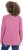 Ulla Popken Inverted Seam Long Sleeve Graphic Tee Dark Rose - Apdrukāti T-krekli sievietēm - 