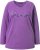 Ulla Popken Dream Rhinestone Lettering Long Sleeve Tee Light Plum - Apdrukāti T-krekli sievietēm - 