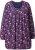 Ulla Popken Pleated Long Sleeve Floral Knit Tunic Ink Blue - Apdrukāti T-krekli sievietēm - 