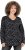 Ulla Popken Allover Printed Long Sleeve Tee Black - Apdrukāti T-krekli sievietēm - 