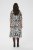 Kaffe Curve Alia Shirt Dress Black Chalk Animal - Midi kleitas - 